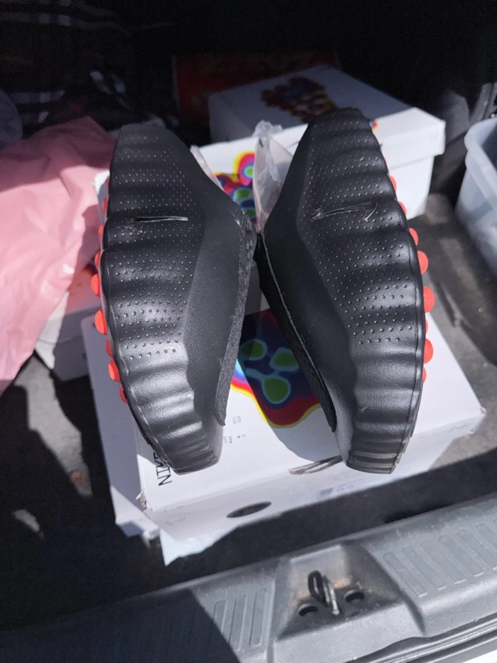 Nike mind 001 Black Slip-On Foam Sneakers - Picture 3 of 5